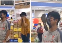 Viral Aksi Pria Gunakan Sepatu sebagai Pengganti Masker Jadi Sorotan Netizen